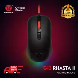 Fantech G13 RHASTA II DPI 800-2400 Professional Wired Gaming Mouse USB For PC Laptop Pro PC Computer Office