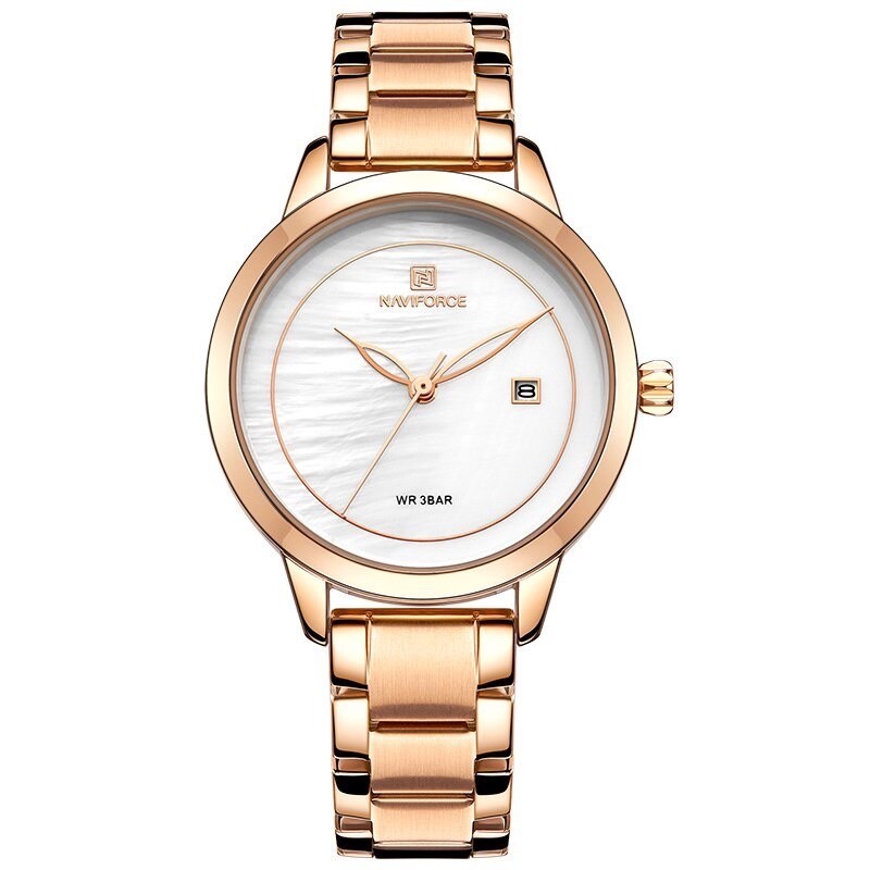NAVIFORCE New Women Watch Luxury Brand Quartz Lady Waterproof Wristwatch Female Fashion Casual Watches Girl Clock