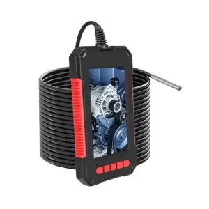 3MM Lens 1080P Industrial Endoscope 4.3 Inch IPS Screen 6 LED IP67 Borescope - Black 10M