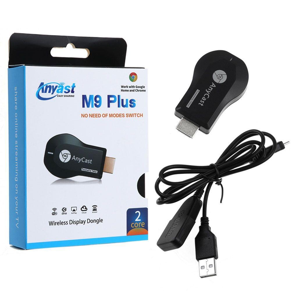 Smart Wireless WIFI Display Dongle Receiver AnyCast M9 Plus TV HDMI 1080P # black