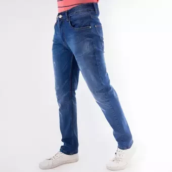 Masculine Slim-fit Stretchable Denim Jeans Pant For Men